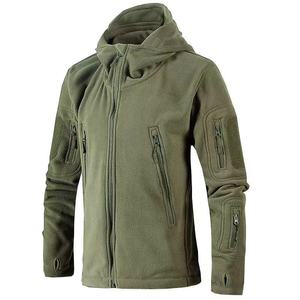 Felpa con Cappuccio Tattica da Uomo Personalizzabile, Lavaggio Acido, Ricamo, Cappotto Softshell Caldo per Escursionismo, Campeggio, Caccia - Product Image 3