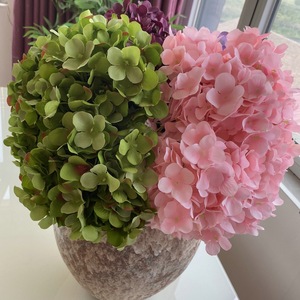 Ramo de Hortensias Francesas Suzume Ii de 5 Cabezas, 50 cm, Multicolor, Flor Artificial para Decoración de Bodas - Product Image 3
