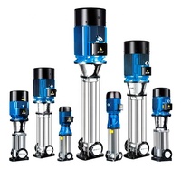 Pompa Air Listrik Sentrifugal Multistage Vertikal Stainless Steel 316
