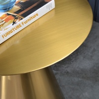 Petite table d'appoint d'angle moderne de luxe Table basse en acier inoxydable au design créatif et simple pour chambre à coucher et salon