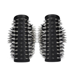 Zapatos de mulas de plataforma de tacón alto grueso cerrado con <span class=keywords><strong>tachuelas</strong></span> <span class=keywords><strong>negras</strong></span> para mujeres tacones de Punta únicos - Product Image 2