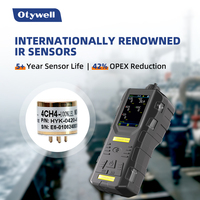 Detektor Gas Portabel Multi CO2 H2S Oksigen LPG Detektor Kebocoran Gas Alarm Gas CO dengan Sertifikat ATEX CCS