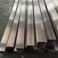 Tube carré en acier inoxydable 316 ASTM A554 soudé BA résistant à la corrosion, découpe, pliage, certifié ISO/CE, construction marine