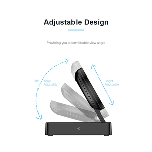 Station de charge sans fil 3 en 1 pliable, <span class=keywords><strong>chargeur</strong></span> rapide 15W pour iPhone, <span class=keywords><strong>Apple</strong></span> Watch, AirPods, <span class=keywords><strong>chargeur</strong></span> <span class=keywords><strong>multi</strong></span>-appareils - Product Image 2