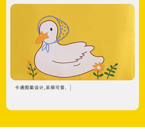 Personnalisé mignon petit canard jaune sac à déjeuner Portable isolé toile sac isotherme dessin animé motif thermique alimentaire pique-nique sac à déjeuner - Product Image 4