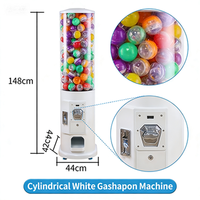 Distributeur automatique géant de capsules, à monnayeur, grande capacité, tour de bonbons et jouets, machine d'arcade avec roues