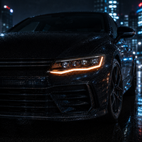 Ensemble de phares LED BK pour Volkswagen Polo 2017-2022, mise à niveau des phares avant avec lentille de projecteur matricielle, DRL, clignotants séquentiels