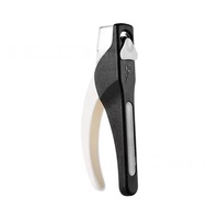 Coupe-ongles en acier inoxydable anti-éclaboussures, ciseaux à bouche plate en U, pince à ongles, outil de manucure