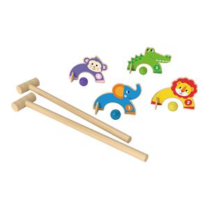 Juegos de Deportes de béisbol juguete educativo dibujos animados animal de madera <span class=keywords><strong>croquet</strong></span> Set - Product Image 3