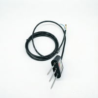 Sonde de test de température et d'humidité du sol, transmetteur durable, haute précision, acier inoxydable, sonde de 63 mm, câble de 2 mètres, IP68