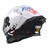Casque de moto tout-terrain de course intégral certifié DOT, taille XL, protection pour la conduite à moto