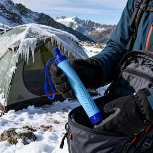 आपातकालीन किट और बाहरी सुरक्षा तैयारियों के लिए विश्वसनीय उत्तरजीविता जल फिल्टर - Product Image 1