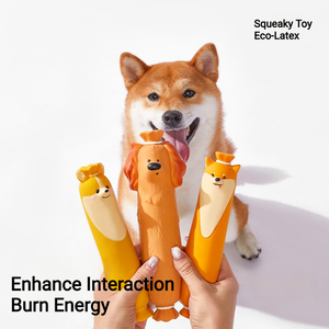 Nouveau design 2026 – Jouet interactif pour chien en latex, écologique, souple, couineur, en forme de longue saucisse, pour le nettoyage des <span class=keywords><strong>dents</strong></span> et le divertissement. - Product Image 1