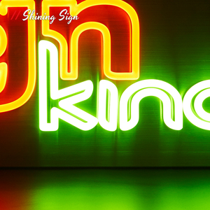 Personalización popular 3D 180 grados acrílico neón Acero inoxidable letrero iluminado frontal moda publicidad Logo letras sin MOQ - Product Image 5