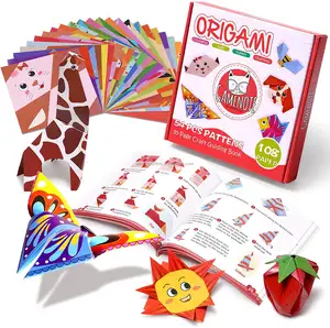 118 Giấy Tờ Origami Hai Mặt Sống Động 54 Dự Án Origami 55 Trang Bộ Dụng Cụ Origami Trẻ Em Đầy Màu Sắc