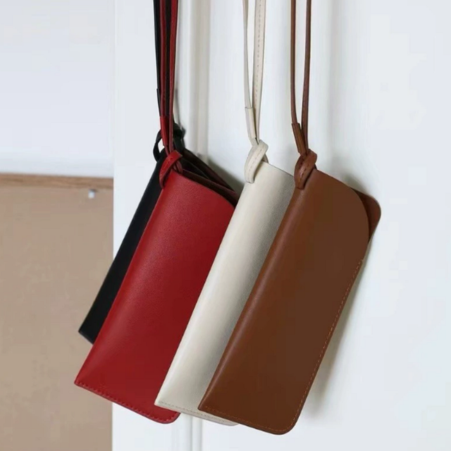 Stock PU Leather Fashion Sunglasses Case Concise  Glasses Case Glasses Storage Bag Outdoor Sunglasses Storage Bag Travel Case