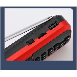 Custom Digital Number Key FM Radio Telescopic Antenna Home Outdoor TF <b>USB</b> Rechargeable Heavy Bass Broadcast Audio Receiver - Product Image 4