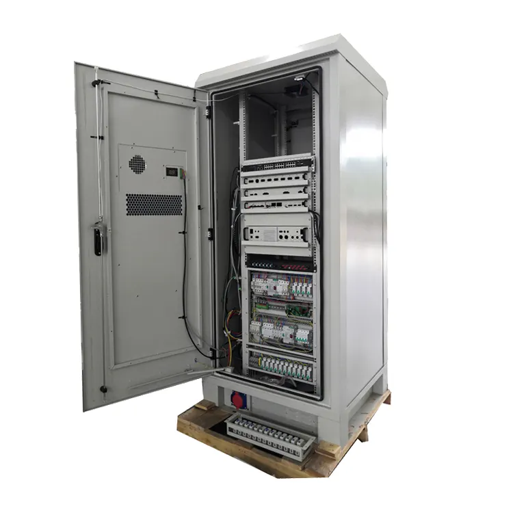 IP55 IP65 4G/5G sistema de energía al aire libre gabinete de energía de Telecomunicaciones