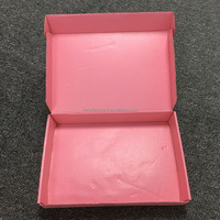 Boîte à courrier ondulée rose de haute qualité personnalisée, boîte à colis compacte pour petits objets