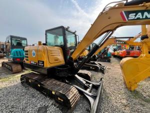 Mini pelleteuse sur chenilles d'occasion SANY 5 tonnes 6 tonnes 7 tonnes pelleteuse Sany Sy55c SY75C pelleteuse d'occasion à vendre - Product Image 6