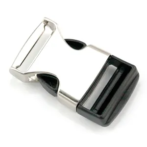4962 Italian Metal Belt Buckle Bag Parts & Accessories for Pants Flashlight Camera Tripod Clip Badge Quad Release Buckles