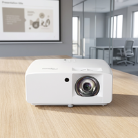 Projecteur DLP Optoma ZW350ST, rapport de projection courte portée 0,521, compatible 3D, haut-parleur intégré 15W, pour bureau et salle de classe