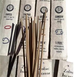 Bâtons d'<span class=keywords><strong>encens</strong></span> en bambou faits à la main Lebao Nepal, douze constellations, avec plantes naturelles pour parfumer l'intérieur - Product Image 3