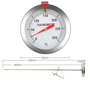Termômetro de doces com clipe de pote-Termômetro óleo frito para fritar vela óleo fazendo óleo quente Termômetro fritadeira profunda - Product Image 6