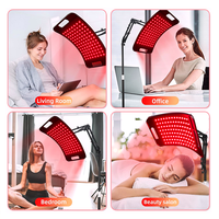 Appareil portable de soin de la peau à lumière rouge, panneau lumineux corporel, longueur d'onde 850 nm, utilisation domestique, prise américaine, panneau lumineux LED de beauté, intérieur