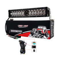 Fournisseur chinois Fabricant Barre lumineuse LED double rangée 4X4 15 23 30 31 43 51 pouces 110W 212W 292W 412W 492W Barre lumineuse laser LED