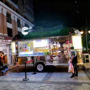 Remolque de Comida Móvil de Acero Inoxidable y Aluminio Personalizado de Proveedor Chino, Camión de Comida Rápida para Aperitivos y Dulces - Product Image 3