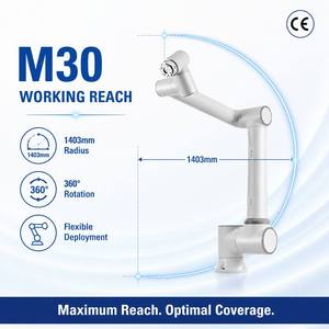 SWJD 6 Axis Robot Arm Paletiser 30kg Payload 1403mm Reach Heavy Cobot Robotic Palletizing Machine For Factory Loading - Product Image 4