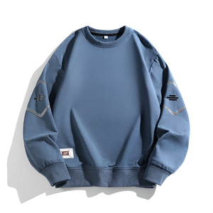 Suéteres Juveniles de Primavera/Otoño, Diseño Original (ODM), para Hombre y Mujer, Cuello Redondo, Tallas Grandes, Chaqueta, Jersey, Camisa de Manga Larga, Estilo Informal - Product Image 2