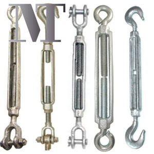Tension de câble métallique à deux extrémités 304 matériel de tendeur en acier inoxydable <span class=keywords><strong>crochet</strong></span> et tendeurs de <span class=keywords><strong>crochet</strong></span> avec câble en acier - Product Image 2