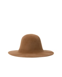 CZ170 Fieltro de <span class=keywords><strong>lana</strong></span> <span class=keywords><strong>merino</strong></span> ultrafina Capeline 160g color marrón claro, ala de 4.7 pulgadas, corona estándar, en bruto para manualidades DIY de sombreros vaqueros occidentales - Product Image 3