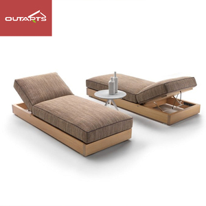 Chaises longues <span class=keywords><strong>de</strong></span> luxe en <span class=keywords><strong>bois</strong></span> pour piscine, tout temps, lit <span class=keywords><strong>de</strong></span> <span class=keywords><strong>soleil</strong></span> <span class=keywords><strong>de</strong></span> plage, chaise longue en teck d'extérieur avec 5 ans <span class=keywords><strong>de</strong></span> garantie - Product Image 1