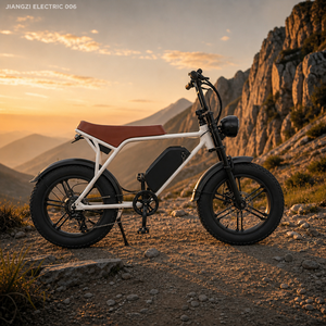 Vélo électrique à pneus larges avec batterie au lithium sans balais 750W 1000W, batterie tubulaire 48V 15Ah, Scrambler E-<span class=keywords><strong>bike</strong></span>, vélo électrique vintage - Product Image 5