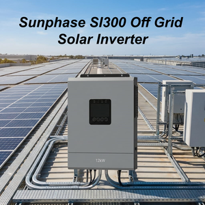 Onduleurs solaires hybrides à onde sinusoïdale pure hors réseau 1.2KW 2.0KW 3.6KW 6.5KW 12KW avec batteries 48V pour l'alimentation électrique SI300-24- - Product Image 1