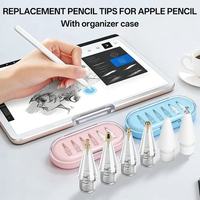 Kit de pointes de rechange en métal plaqué or amélioré pour Apple Pencil – Pointes de remplacement multi-types pour une précision optimale