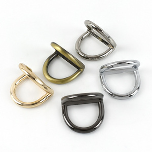 Meetee BF002 18mm Double D Hanging Buckle Hardware <strong>Accessories</strong> <strong>Bags</strong> Chain Strap Connection Clasp Hook for <strong>Bag</strong> D Ring Buckles - Product Image 2