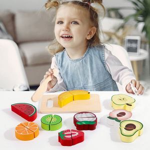 Nouveau design Jouets de cuisine de simulation de fruits pour enfants, jeu de découpe, éducatif précoce, cognitif alimentaire, jeu de rôle - Product Image 3