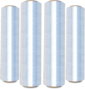 <span class=keywords><strong>Film</strong></span> étirable PE souple de qualité professionnelle, largeur 50 cm, pour machine d'emballage de palettes, emballage manuel, emballage industriel, rouleau - Product Image 2