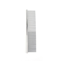 Peigne de toilettage pour chiens et chats en acier inoxydable argenté, durable, pratique, facile à utiliser, pour démêler les nœuds, tailles S/M/L/XL