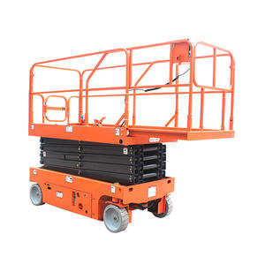 Высококачественный 20-футовый, 30-футовый, 40-футовый мини-подъемник ножничного типа, полностью электрический, гидравлический, самоходный, с сертификатом CE - Product Image 4