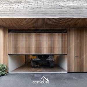 <span class=keywords><strong>Porte</strong></span> <span class=keywords><strong>de</strong></span> <span class=keywords><strong>garage</strong></span> en verre à cadre en aluminium pliable automatique pour bâtiments résidentiels modernes - Product Image 3