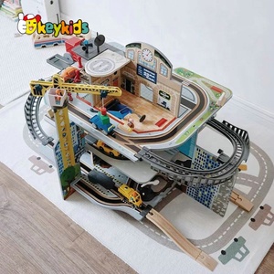 Đồ Chơi Xe Buýt Thành Phố Bằng Gỗ 4 Tầng Chơi Mầm Non Thiết Kế Mới Cho Trẻ Em W04C250 - Product Image 5