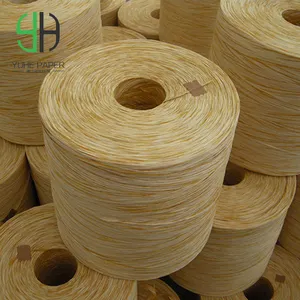 Papier <span class=keywords><strong>raphia</strong></span> doux, <span class=keywords><strong>raphia</strong></span> naturel, fil lisse en <span class=keywords><strong>raphia</strong></span> pour le crochet, la fabrication <span class=keywords><strong>de</strong></span> sacs à main, la fabrication <span class=keywords><strong>de</strong></span> chapeaux et la décoration artisanale DIY - Product Image 1