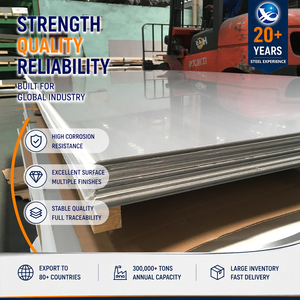 Factory Direct ISO Certified 304 201 2B Finish Cold <b>Rolled</b> 0.5mm 1250mm <b>Rolling</b> AISI Stainless Steel Sheet - Product Image 1