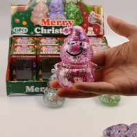 Jouet Squishy Arbre de Noël en Maltose TPR à Rebond Lent Anti-Stress Sensoriel Fidget Vente en Gros