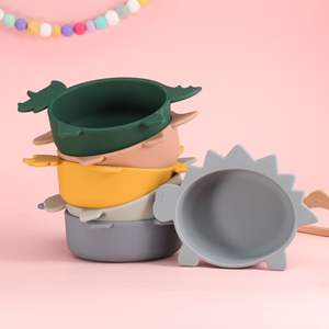 Bol d'alimentation portable en silicone pour bébé, avec ventouse, pour repas et aliments complémentaires, idéal pour les enfants - Vente directe usine - Product Image 2